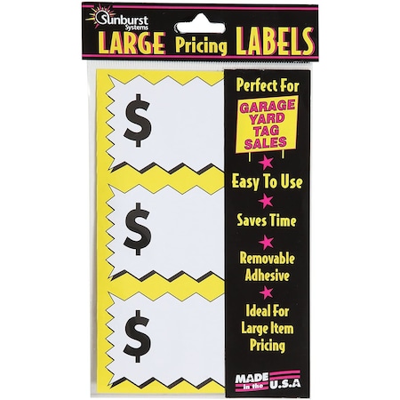 Sunburst Systems Labels Large Pricing 75 Count, PK75 7071